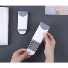 디엠피 옷 먼지 제거기 강아지 고양이 털제거기 보풀제거기 돌돌이, 1개, 휴대용 화이트