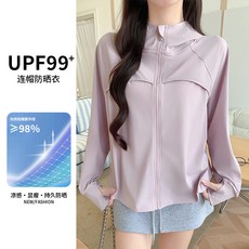 連帽防曬衣 網紗透氣口袋款 拉鏈薄款寬鬆上衣外套 UPF99+