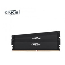 Crucial 美光 PRO DDR5-6400 64G (32G*2) 桌上型記憶體 黑色散熱片, 1個
