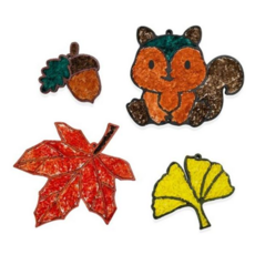 점토 (TD) 우드 걸이 단품 가을 펄프 만들기-1인세트 59000EA 1EA, 본상품