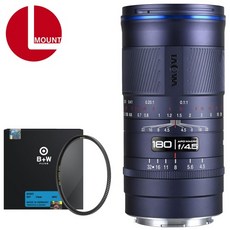 라오와 180mm F4.5 1.5x 울트라 마크로 아포 MF L 마운트 + B+W Basic