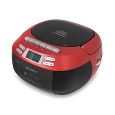 CORAL 手提CD音響 卡帶 AM/FM收錄音機 USB, 紅色, CD9900