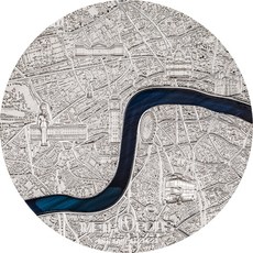 2023 帛琉 蒂芙尼藝術都會系列 倫敦 3盎司銀幣, 1個