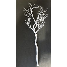 花木馬 仿真樹枝 假樹枝 樹幹 塑膠 台灣現貨 白色 黑色 裝飾 佈置 咖啡店 美人魚 珊瑚 婚禮 櫥窗, 1個