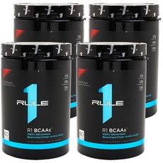 RULE1 BCAA支鏈胺基酸粉 水果口味, 4個, 444克