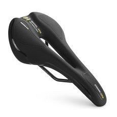 [WB] 에르고 전립선 쿠션안장 - 자전거 안장, 블랙옐로우, 1개