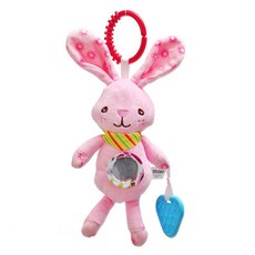 모빌 아기 감각 딸랑이 학습 장난감 봉제 동물 유모차 유아용 침대 Bebe Teether, [11] rabbit 563, 1개