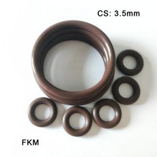 고무패킹 공기 방지 FKM 고무 불소 오일 가스켓 5MM CS OD 12MM 누출 15MM 화학 와셔 씰링 30MM 20, [07] 20x13x3.5mm 10pcs, random color
