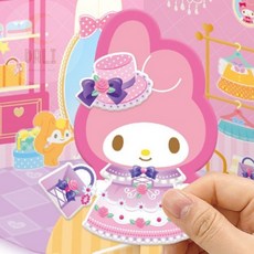 마이멜로디 자석 캐릭터인형 코디놀이 인형옷꾸미기 옷입히기놀이