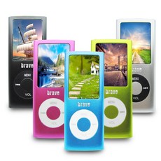 brave 新蘋果四代1.8吋彩色螢幕MP4隨身聽(加64G記憶卡)(附6大好禮), 玫紅, B1848C