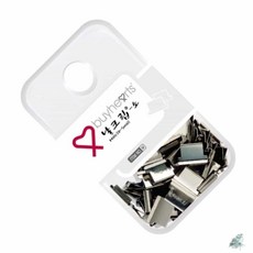 더캔바 실버날크립 날 소 M 제철 20매 세트용 철크립