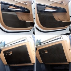 비브랜드 SS 차량 실내 오염 발자국 기스방지 패드 액티언 2세대 호환제품, 카본, 1.도어커버(차량한대분)