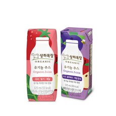 상하목장 유기농주스 125ml 12팩, 12개