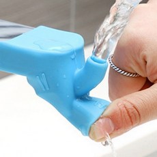 아기 어린이 세면대 몬테소리 화장실 수전 연장 코끼리 2방향 수도꼭지 연장탭, 랜덤