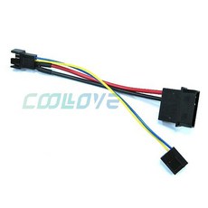 小白的生活工場*PWM-7A-1TO1 高電流型PWM風扇用電源分接頭(耐電流7A), 1個, PWM-7A-1TO1