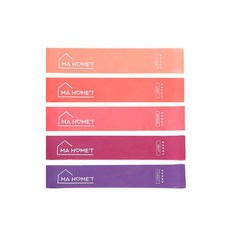 MHT 마이홈트 루프밴드 5종세트, 루프밴드 5종세트_색상혼합, 1개