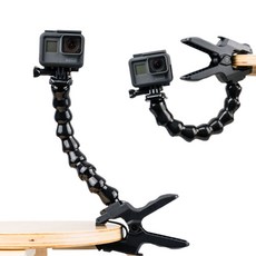 고프로 오즈모액션 죠스 플렉스 클램프 집게 마운트, 9단조절식넥, 1개