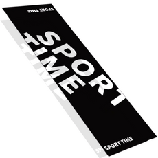 앨라모 스포츠 타올 헬스 런닝 등산 수건, 3개, 러닝 블랙