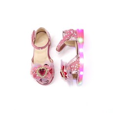 Lastella 粉色涼鞋兒童女童涼鞋