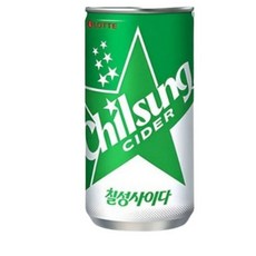 롯데 칠성사이다 캔, 210ml, 10개