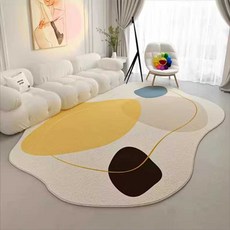 모던 비정형 러그 거실 카펫 디자인 제품 사계절, 1개, 2. 60x90cm 인상궤적