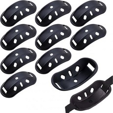ZORZA 풋볼친스트랩 헬멧턱끈 미식축구턱끈 10Pcs 다용도 하드햇 헬멧 턱 스트랩 패드 소프트 고무 패딩으로 향상된 편안함 플라스틱 보호 자전거 축구 스케이트보드 레슬링 헤