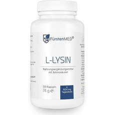 독일 퍼스텐메드 FurstenMED L-Lysine L 라이신 1500 mg, 120정, 2개