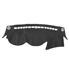 Vroelos 가죽 자동차 대시보드 대시 커버 프로텍터 매트 현대 소나타 2011-2014용 블랙 미끄럼 방지 직접 교체