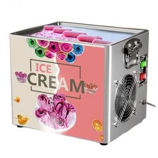 철판아이스크림기계 철판 수제 길거리 얼음 요구르트 기계, 단일 항목