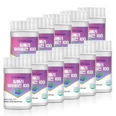 빌베리 영양제 정 농축분말 식약청인증 HACCP, 11개, 60정