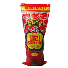 (무)오뚜기 델리토마토케찹, 3개, 1kg