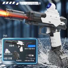 더패스터 싸이흠뻑쇼 자동 물놀이 대형 대용량 전동, 1개, [신상 캐릭터/우주인] 전동 물총