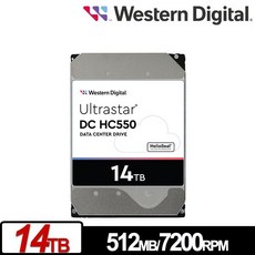 WD Ultrastar DC HC550 14TB 3.5吋企業級硬碟 WUH721814ALE6L4