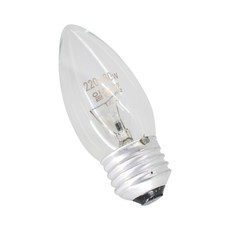 일광 백열램프 촛대구 E26 60W 전구색 투명, 단품, 1개
