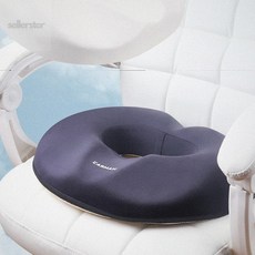 투요 메모리폼 도넛 방석 임산부도넛방석 엉덩이쿠션 기능성방석, 메모리폼 도넛방석(네이비), 네이비, 1개
