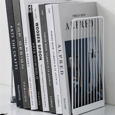 바르시 L자 북엔드 2개입 화이트 책고정