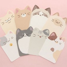 고양이 엽서 편지지 우편 쪽지 카드 엽서 1장 랜덤, 랜덤1p, 랜덤1p