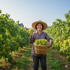 샤인머스켓 4kg 명절 선물세트 보자기포장, 1박스, 4kg(특품 프리미엄 4-5송이 선물세트/보자기동봉)