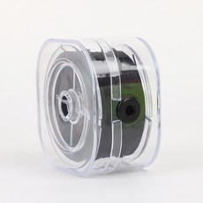 비즈공예 스판덱스줄 0.8mm 90M 탄성줄 팔찌만들기 팔찌줄, 1개, 대용량 스판덱스줄 0.8mm - 블랙