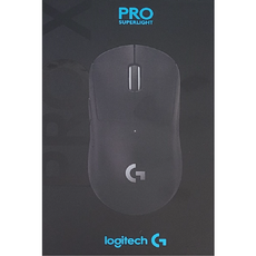 로지텍 PRO X SUPERLIGHT 게이밍 무선 마우스, MR0106, 블랙