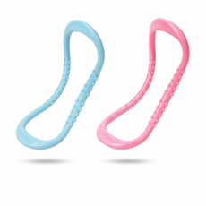 요가링 젠링 필라테스링 스트레칭 돌기형 1+1 2개, 블루