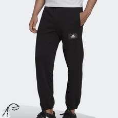 adidas 愛迪達 質感運動長褲 黑色+PG束帶
