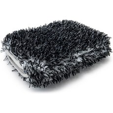 오토파이버 워시 플러시 세차 패드 부드럽고 흡수성 파이버 섬유 버킷에 큰 핏 팩9인치 x 7인치 블랙, Blue/Black