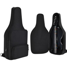 PDP RIFFMASTER 기타 케이스 패딩 보호 저장 가방 무선 컨트롤러 및 14인치 노트북 액세서리용 분리 가능한 어깨끈 3138376, 일렉 기타 케이스 패딩 보호 기능이 있는 PDP 리프마