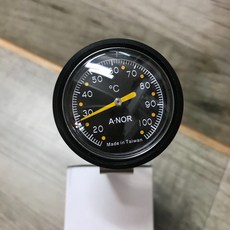 Driver 溫度計 MILA溫度計 台灣製 咖啡/廚房專用 指針式金屬測溫冷熱適用, 1個, 台製黑底A-not溫度計(有螺牙)