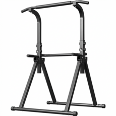 접이식 가정용 철봉 딥스바 실내 턱걸이 행거 봉형 등받이, 블랙