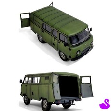 PS 군용차프라모델 밀리터리프라모델 UAZ 3909 자동차프라모델 남자아이장난감