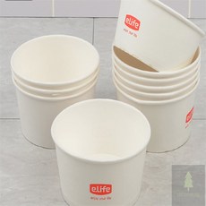 행운샵 일회용 국그릇 10P 덮밥용기