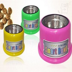 로넬리빙 스텐식기 강아지밥그릇 스마트볼 스텐식기 소형 랜덤, 1