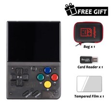【재고있음】 미요오 미니 v2 휴대용 클래식 핸드 헬드 게임 콘솔 블랙 32GB 2.8 인치, [01] Black 32GB, 01 Black 32GB
